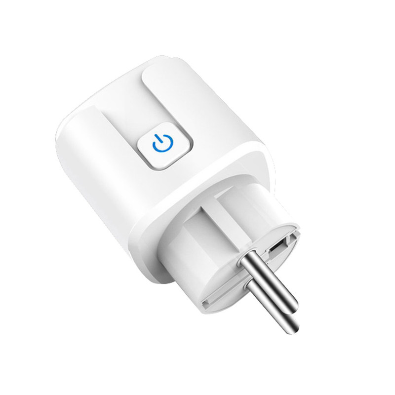 Prise intelligente d'ampoule de la prise 16A de Tuya WIFI d'UE de prise de Tuya de voix de puissance futée de contrôle