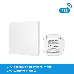 type sans fil interrupteur de lampe à distance autoalimenté imperméable du commutateur 86 du mur 16A