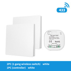 type sans fil interrupteur de lampe à distance autoalimenté imperméable du commutateur 86 du mur 16A