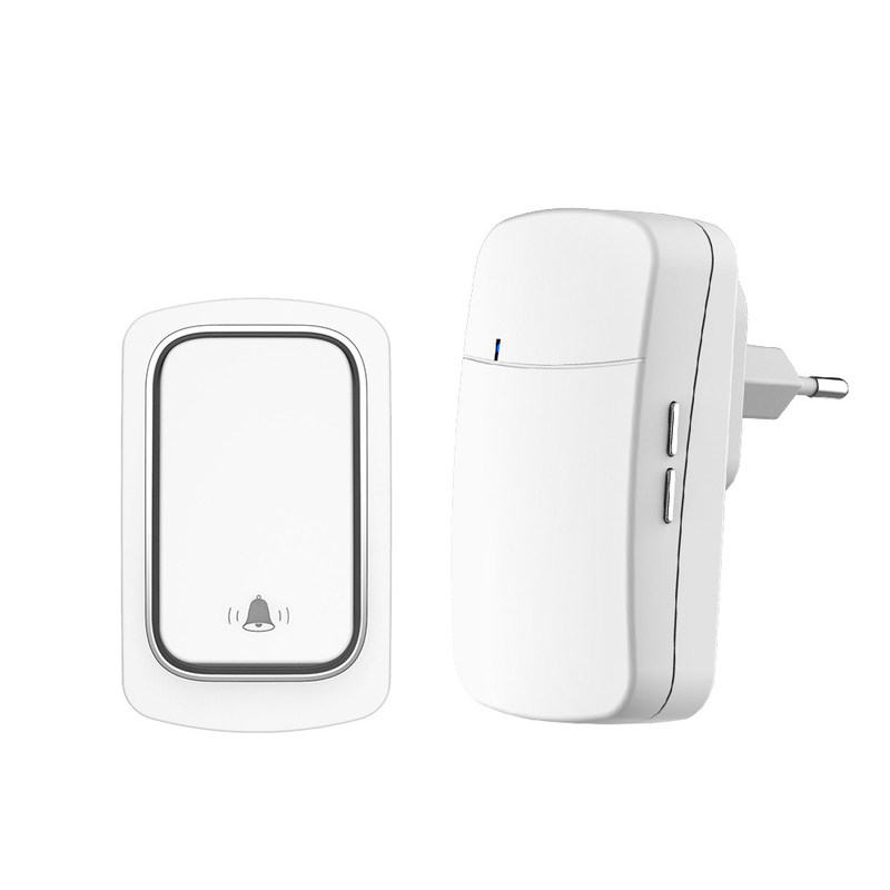 Porte Bell imperméable autoalimentée 150M de sonnette visuelle de Tuya de prise d'UE R-U des USA