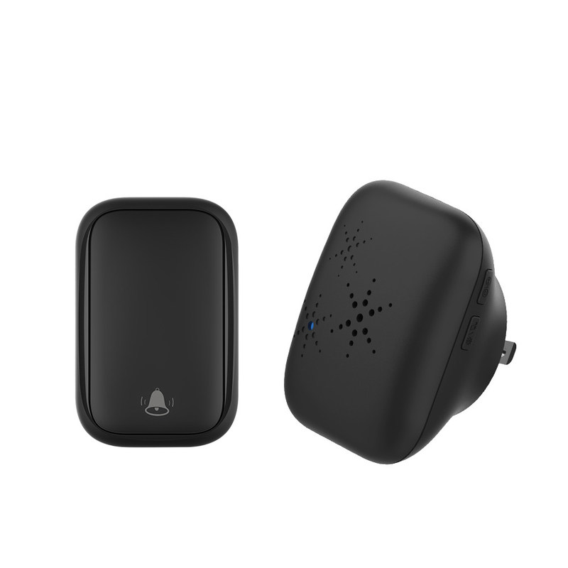 UE sans fil R-U de Ring Doorbell USA d'appel extérieure aucune sonnette imperméable autoalimentée de câblage 300M