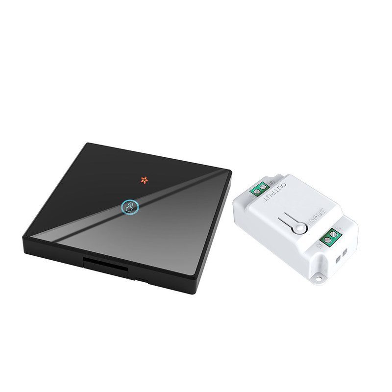 Tuya Wifi commutateur de télécommande sans fil panneau de verre trempé avec mini disjoncteur intelligent meilleur choix pour les anciennes versions du circuit