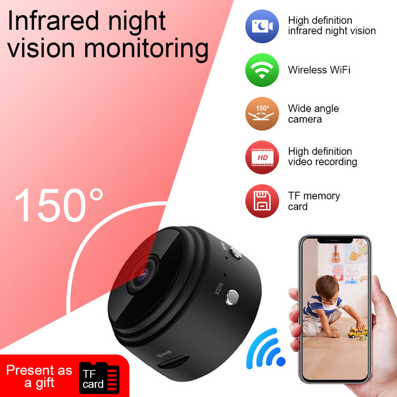 Application vocale télécommande sans fil Smart Security A9 Caméra les plus rentables de support de contrôle de l'application et des fonctions de contrôle à distance
