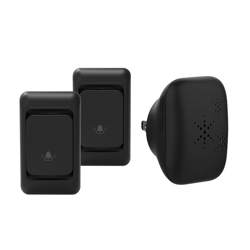 Porte Bell sans fil imperméable de temps de preuve de porte de Bell 52 d'indicateur sans fil des carillons LED