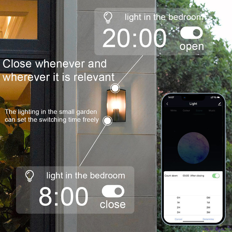 Graffiti Bluetooth RVB de ménage 	Lumière de décoration de l'atmosphère d'ampoule de l'ampoule 9W de Wifi LED