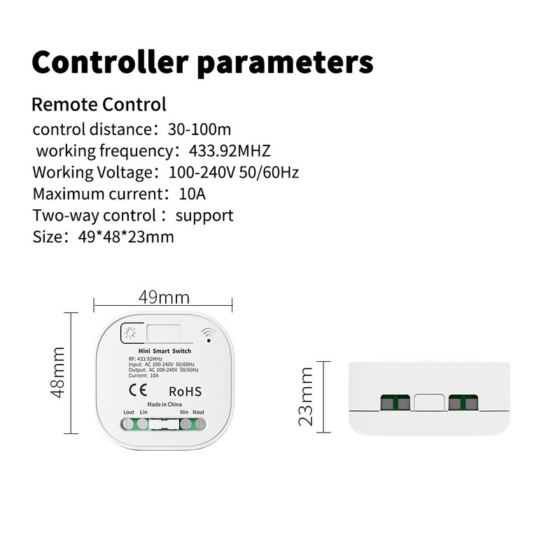 Interrupteur de lampe intelligent blanc de fil à C.A. 100-240V Homekit du commutateur 86*86*40mm de Zigbee