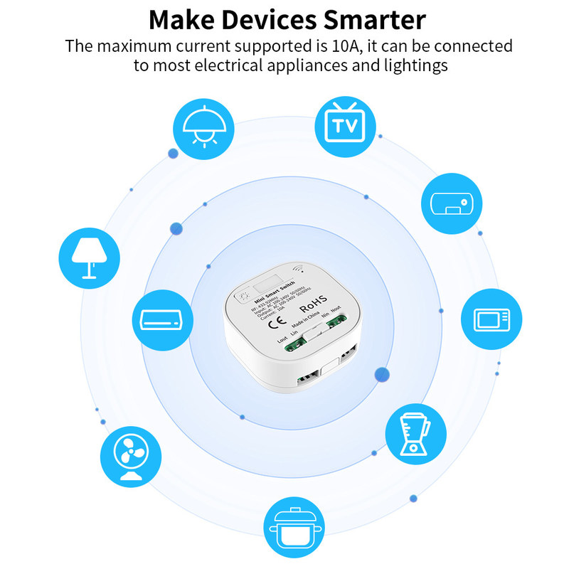 Interrupteur de lampe intelligent blanc de fil à C.A. 100-240V Homekit du commutateur 86*86*40mm de Zigbee