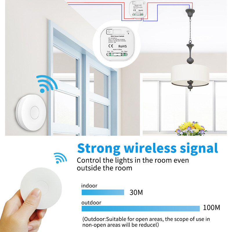 Interrupteur de lampe intelligent blanc de fil à C.A. 100-240V Homekit du commutateur 86*86*40mm de Zigbee