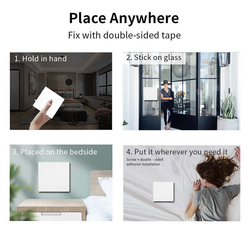 Interrupteur de lampe intelligent blanc de fil à C.A. 100-240V Homekit du commutateur 86*86*40mm de Zigbee