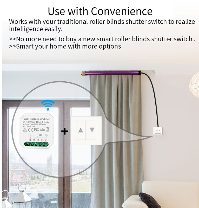 commutateurs intelligents wifi Contrôle à distance et par voix avec planification et automatisation, surveillance de l'énergie, installation et configuration faciles
