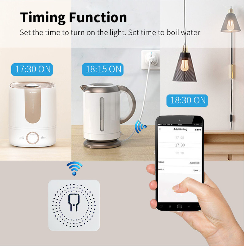 mini disjoncteur intelligent Solution intelligente fiable - Standard Wi-Fi activé - Compact Dispositif bset choix pour remettre en état le circuit ancien