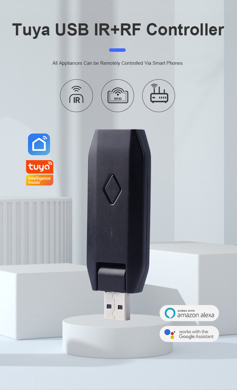 Version USB universelle Homekit Smart Switch Voltage nominale 3V-5V facile à transporter et à distance de support de nombreuses fonctions