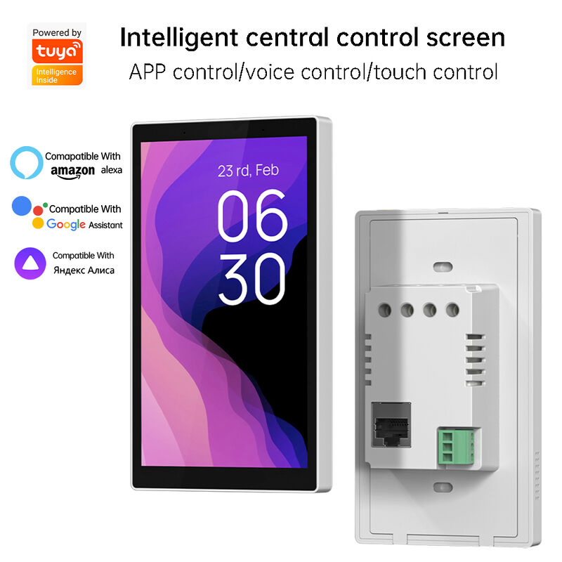 SIXWGH Panneau de contrôle intelligent 5 pouces avec Alexa intégré, écran tactile, caméra étanche 7MP, passerelle Zigbee, Edge Computing, maison intelligente