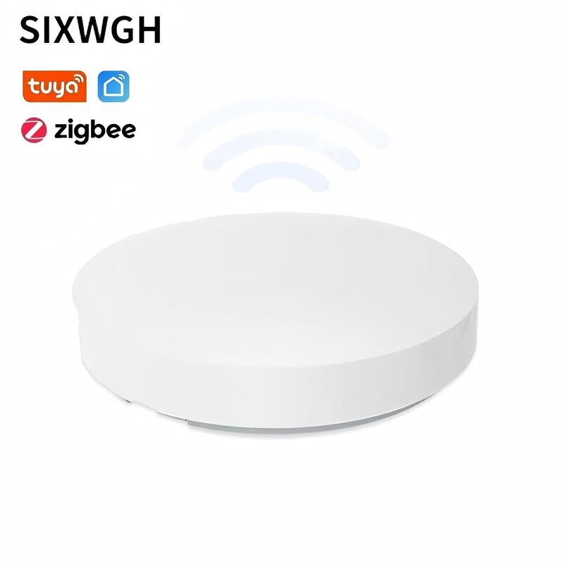 SIXWGH Tuya ZigBee Bouton Intelligent Interrupteur Télécommande Sans Fil Une Touche Contrôleur Multi-Scène Compatible Android Maison Intelligente
