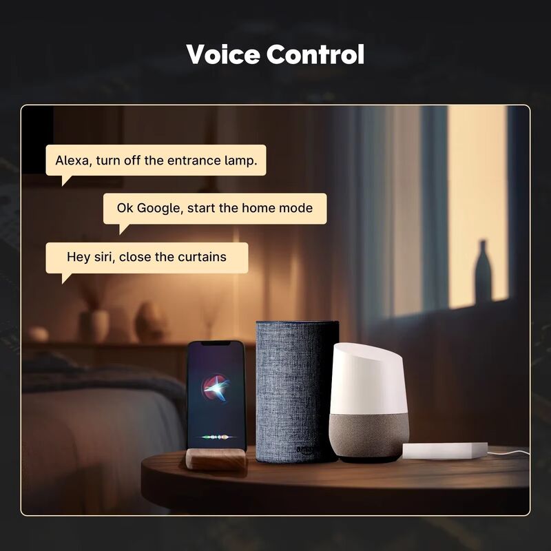 SIXWGH Passerelle Intelligente Domestique 3-en-1 : Hub Zigbee + Routeur WiFi + Centre de Commande Vocale Compatible avec Apple Google Home Alexa & Tuya