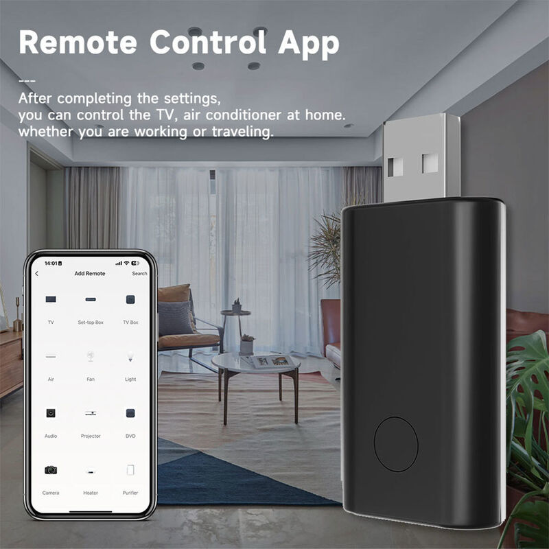 Contrôle à distance WiFi IR universel SIXWGH avec Alexa / Google Home App Control Tuya OS Conception tournable pour le hub de la maison intelligente RV de l'hôtel