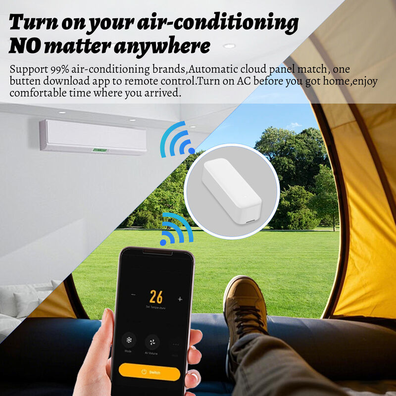 SIXWGH Télécommande IR Intelligente Universelle avec Hub Zigbee Compatible avec Alexa & Google Home Utilisation Hôtelière Conception Rotative