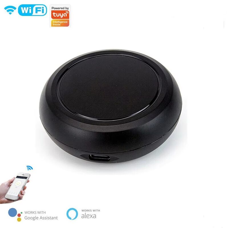 SIXWGH Smart WiFi IR RF contrôle à distance universel tout en un concentrateur pour téléviseur AC Light Curtain fonctionne avec AlexaGoogle Home VoiceControl