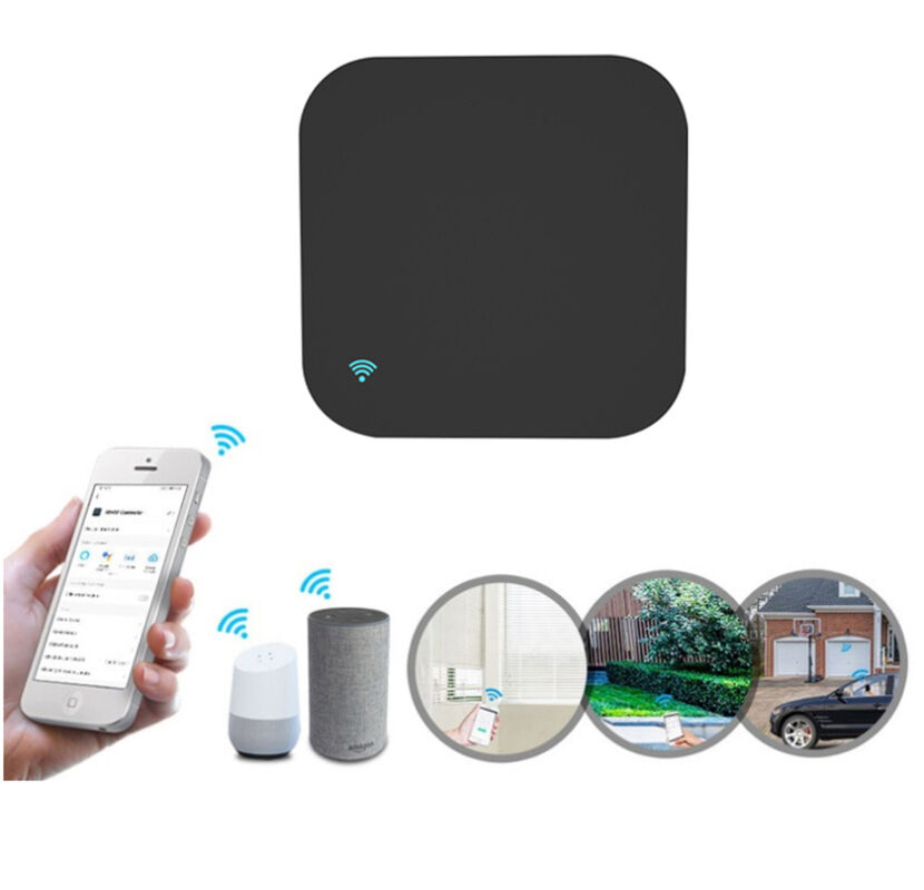 SIXWGH Tuya Smart Télécommande US/EU/PL Compatible Alexa Google Home Couverture à 360° Certifié FCC Télécommande Intelligente Zigbee IR 5V WiFi