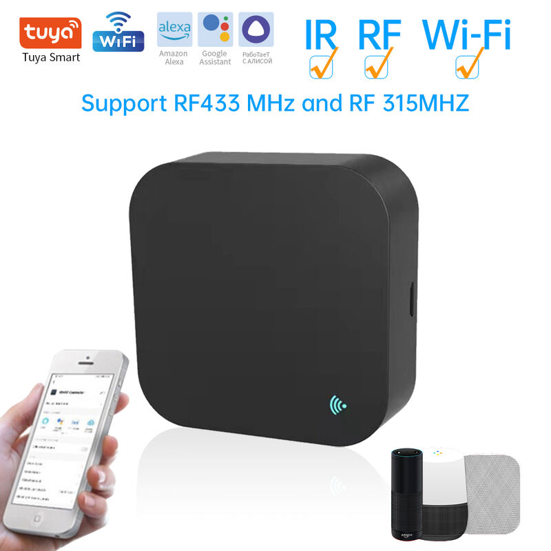 Contrôle à distance universel SIXWGH Alexa/Google Home Voice 433/315MHz AC/TV/Rideau/Light APP Contrôle WiFi IR+RF certifié CE