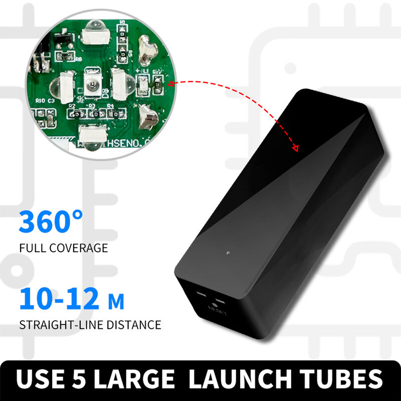 SIXWGH Nouvelle télécommande infrarouge intelligente TuyaZigbee Universelle AC/TV Blaster Compatible Alexa Google Home Barre Garage Voiture Batterie