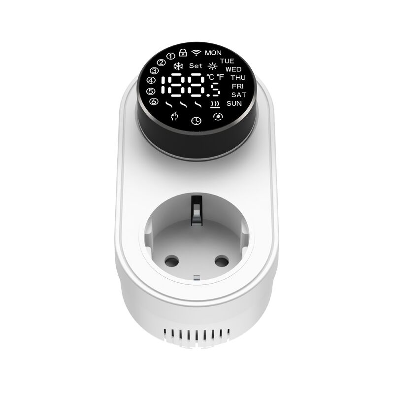 Contrôleur de température à double mode intelligent 16A 100-240V Alexa/connectivité WiFi Alarme température LED pour prise de courant