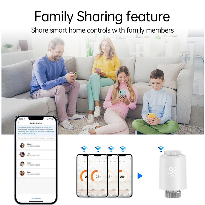 SIXWGH Tuya Zigbee 3.0 TRVL Smart Thermostat Radiateur OLED Actuateur de soupape Contrôleur de température programmable Android Flip Home