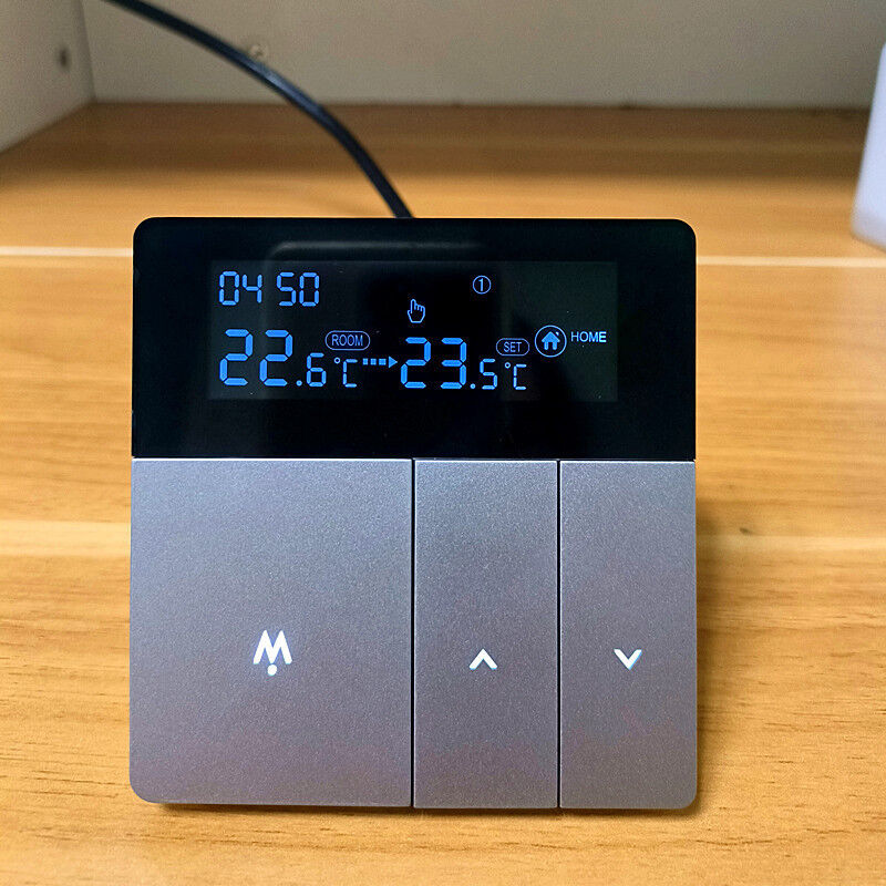 SIXWGH Smart WiFi Thermostat Tuya App Contrôle vocal 16A charge LCD régulateur de température programmable pour les hôtels à plancher électrique