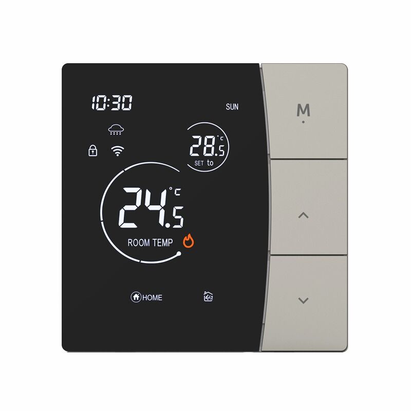 Thermostat intelligent WiFi SIXWGH pour utilisation hôtelière, application Tuya, contrôle vocal, chauffage au sol électrique 16A, contrôleur de température LCD