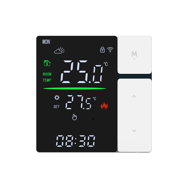 Contrôleur de thermostat wifi intelligent SIXWGH pour le chauffage de l'eau LED contrôle de la température à écran tactile