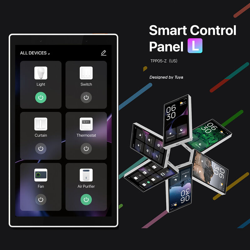 5 pouces Tuya Smart Home Hub Panel WiFi écran tactile Alexa / Google Home Automation Gateway Énergie électrique pour les maisons intelligentes extérieures
