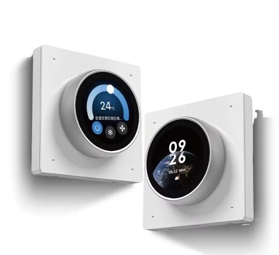 Panneau de contrôle intelligent pour maison SIXWGH, bouton rotatif, écran tactile, compatible avec l'application Tuya Smart Life pour le contrôle CVC et des scènes, automatisation domestique US/UE