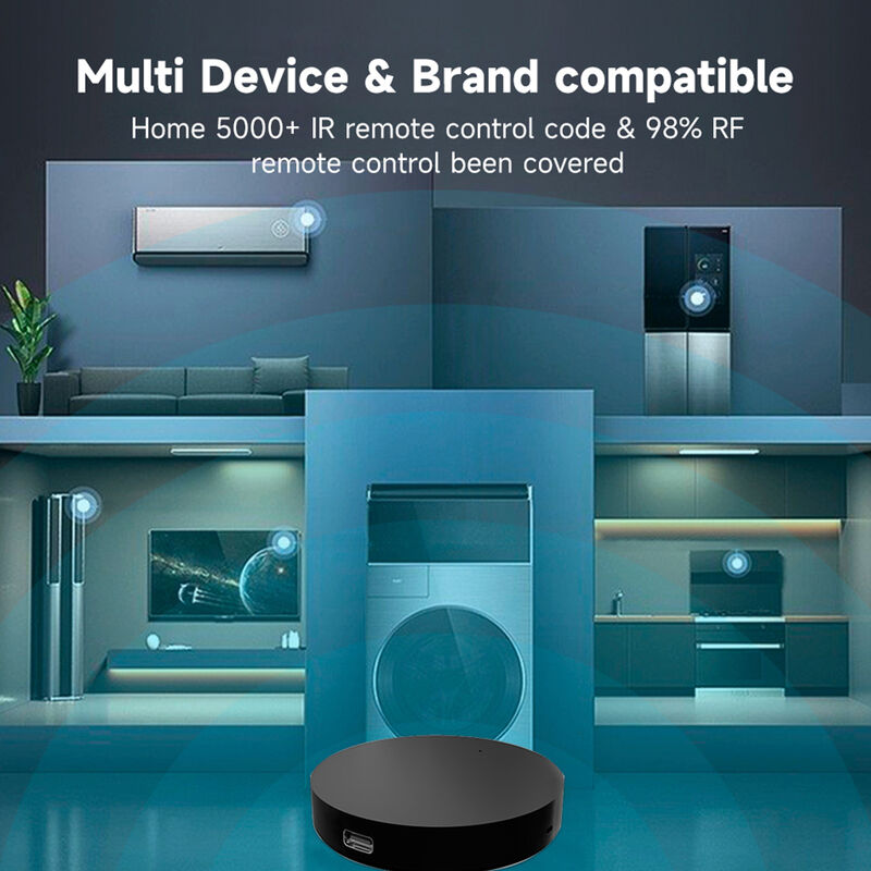 Smart WiFi IR RF Universal Remote | Tuya 2-in-1 IR & RF Controller, 315/433MHz Smart Home Hub