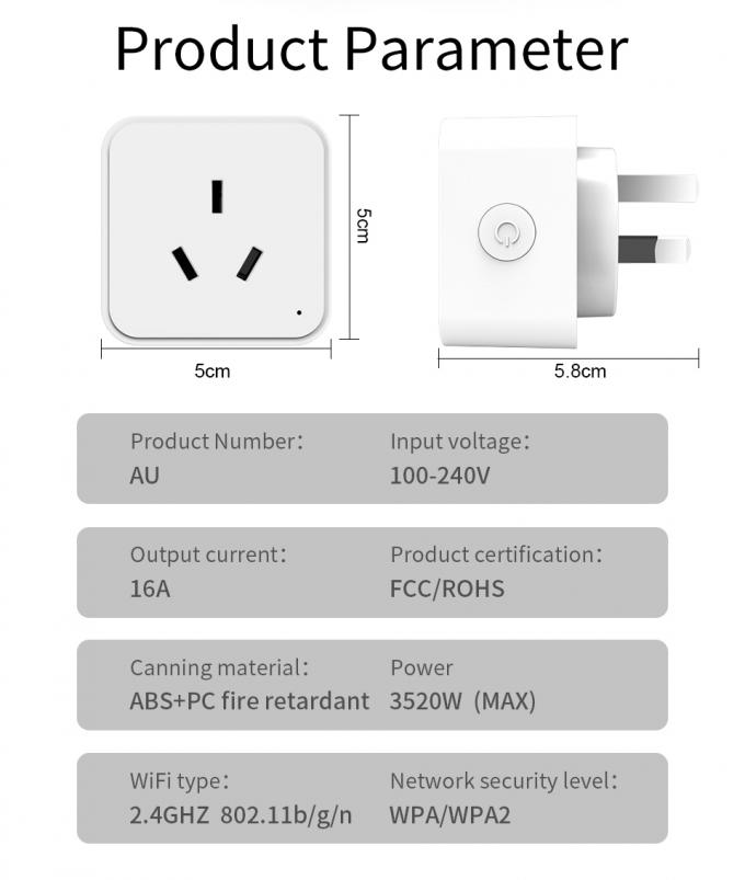 Commutateur à distance de prise de domotique de prise d'IOS WIFI Smart d'Android 0
